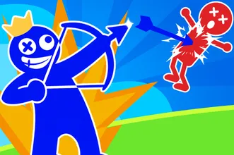 image bg Red And Blue Stickman Spy Puzzle