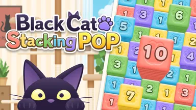 image bg Black Cat Stacking POP