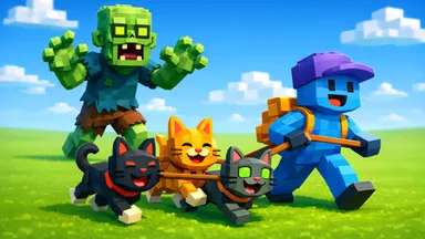image bg Animals vs Zombies